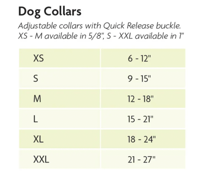 UP COUNTRY Dog Collar Catch Of The Day