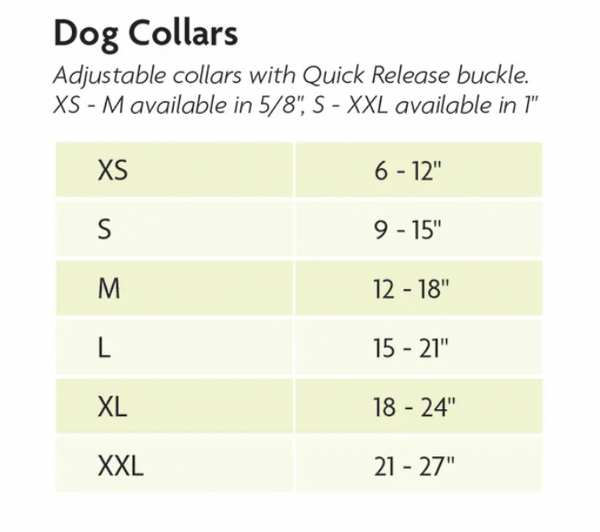 UP COUNTRY Dog Collar Catch Of The Day
