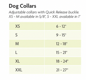 UP COUNTRY Dog Collar Oyster Bay