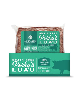 A PUP ABOVE Gently Cooked Dog Food Porky Luau 12LB