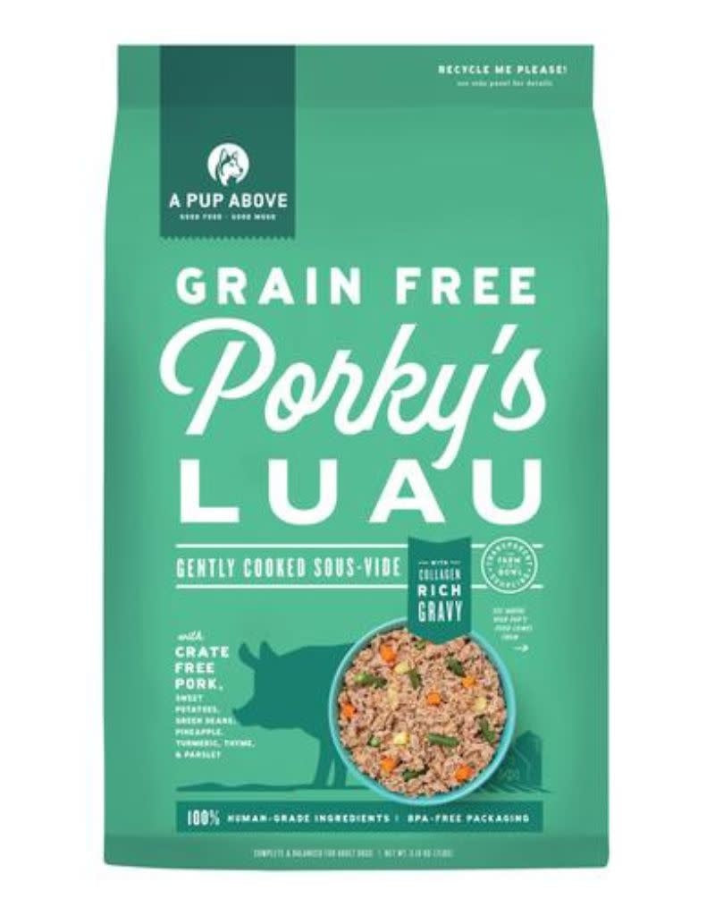 A PUP ABOVE Gently Cooked Dog Food Porky Luau