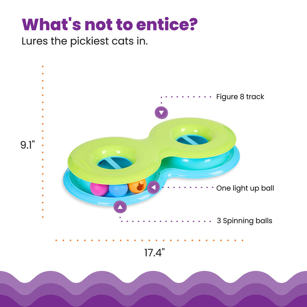 CATSTAGES Infinity Ball Track Cat Toy