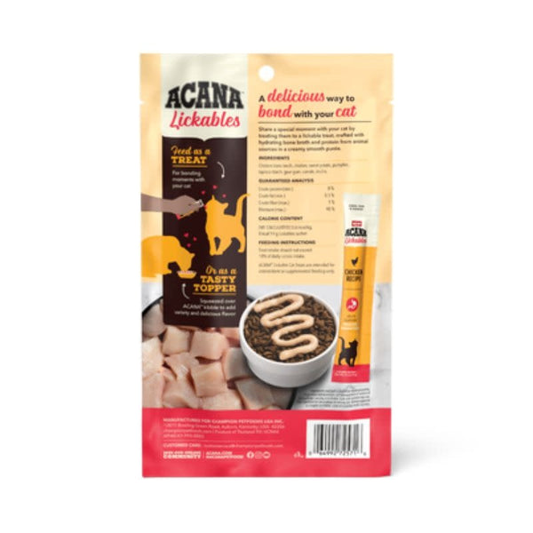 ACANA Cat Lickables Chicken Cat Treat CASE/10