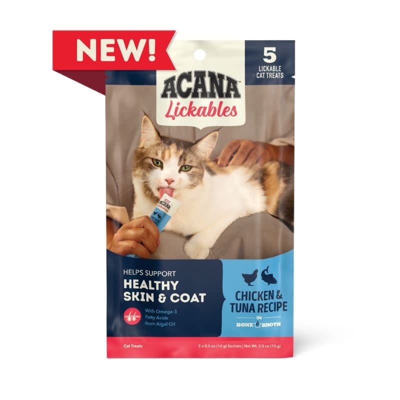 ACANA Cat Lickables Chicken & Tuna Cat Treat CASE/10