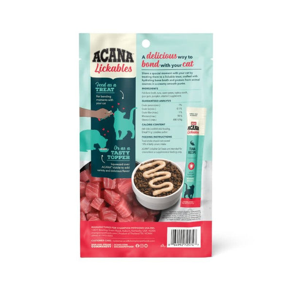 ACANA Cat Lickables Tuna Cat Treat CASE/10