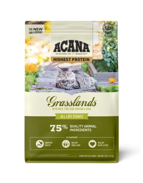 ACANA Grasslands Grain-Free Dry Cat & Kitten Food 4 LB