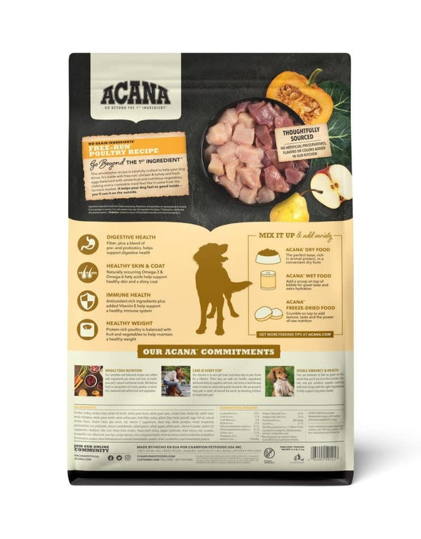 ACANA Heritage Free-Run Poultry Grain-Free Dry Dog Food