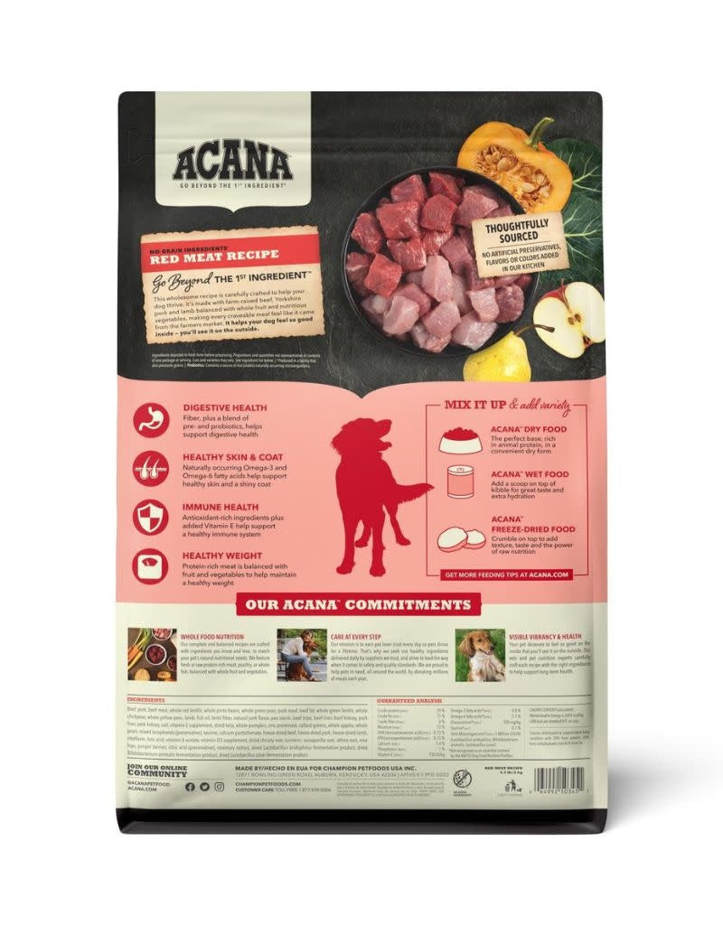 ACANA Heritage Red Meat Grain-Free Dry Dog Food