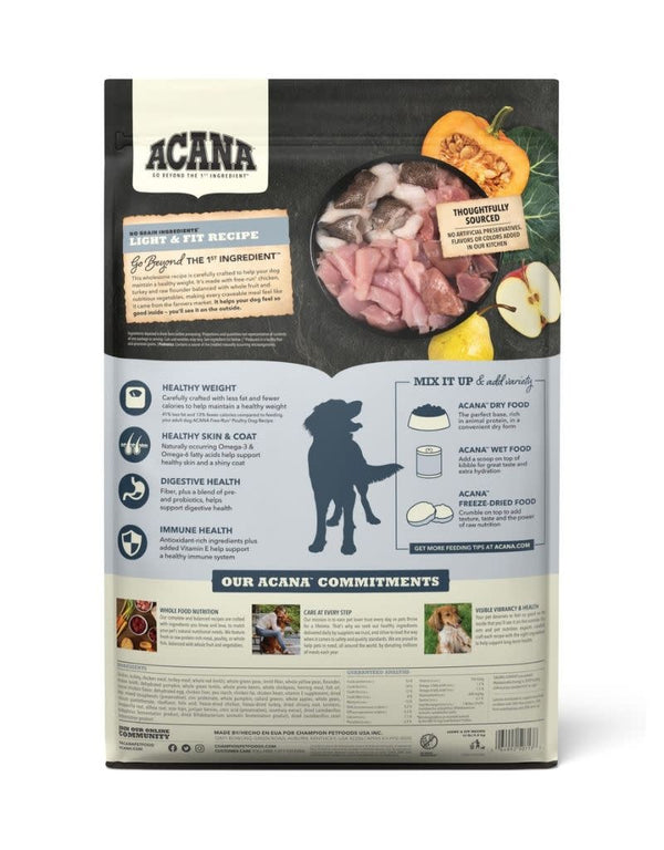 ACANA Heritage Light & Fit Grain-Free Dry Dog Food