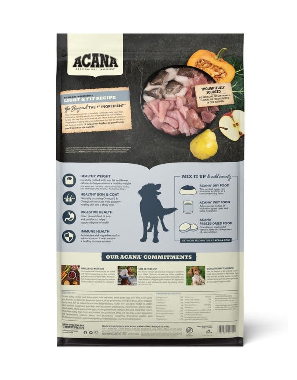 ACANA Heritage Light & Fit Grain-Free Dry Dog Food