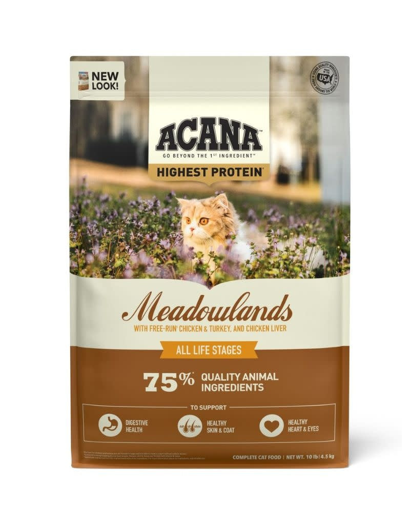 ACANA Meadowlands Grain-Free Dry Cat & Kitten Food 10 lb.