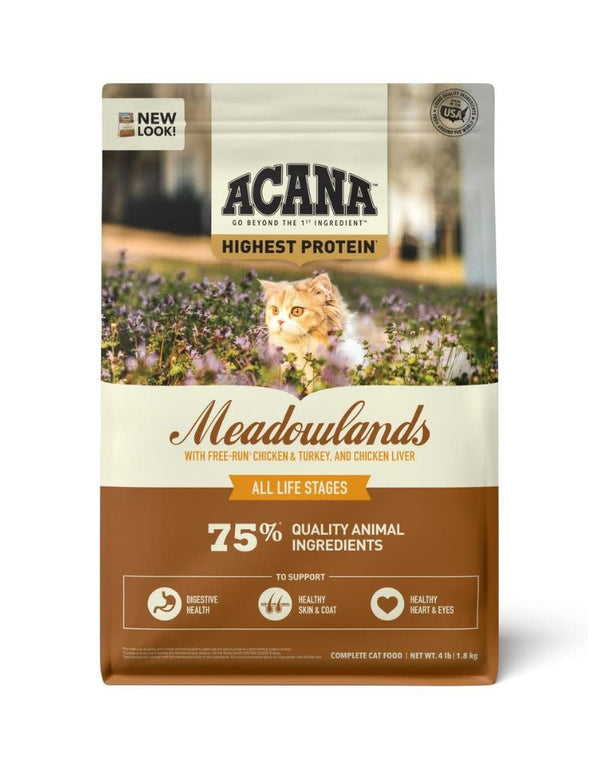 ACANA Meadowlands Grain-Free Dry Cat & Kitten Food 4 LB