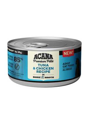 ACANA Tuna and Chicken Recipe Cat Food Can Case 24/3OZ