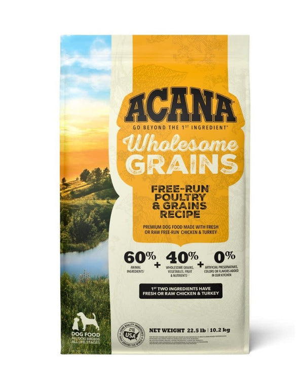 ACANA Wholesome Grains Free Run Poultry Dry Dog Food