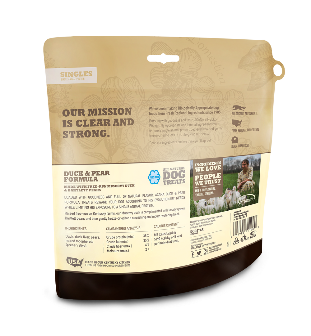 ACANA Freezedried Duck & Pear Dog Treat