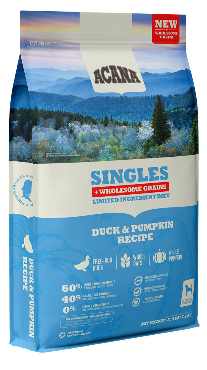 ACANA Wholesome Grains Singles Duck & Pumpkin Dry Dog Food