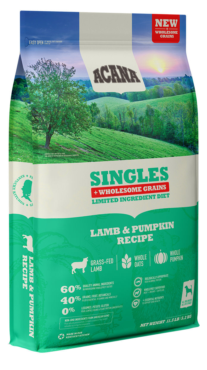 ACANA Wholesome Grains Singles Lamb & Pumpkin Dry Dog Food