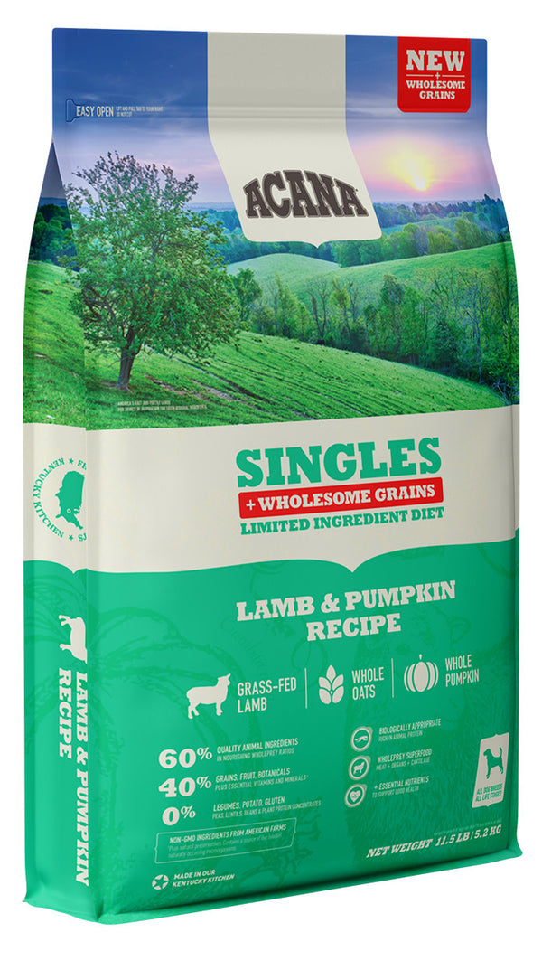 ACANA Wholesome Grains Singles Lamb & Pumpkin Dry Dog Food