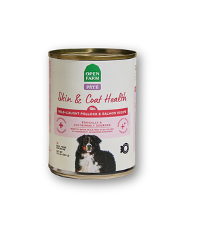 OPEN FARM Skin & Coat Pollock & Salmon Pate Dog Food 12.5 OZ CASE/12