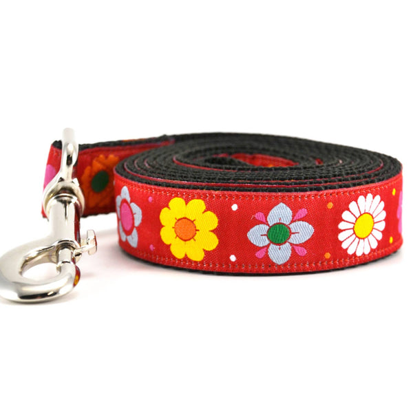 SIX POINT PET Daisy Chain Leash Red