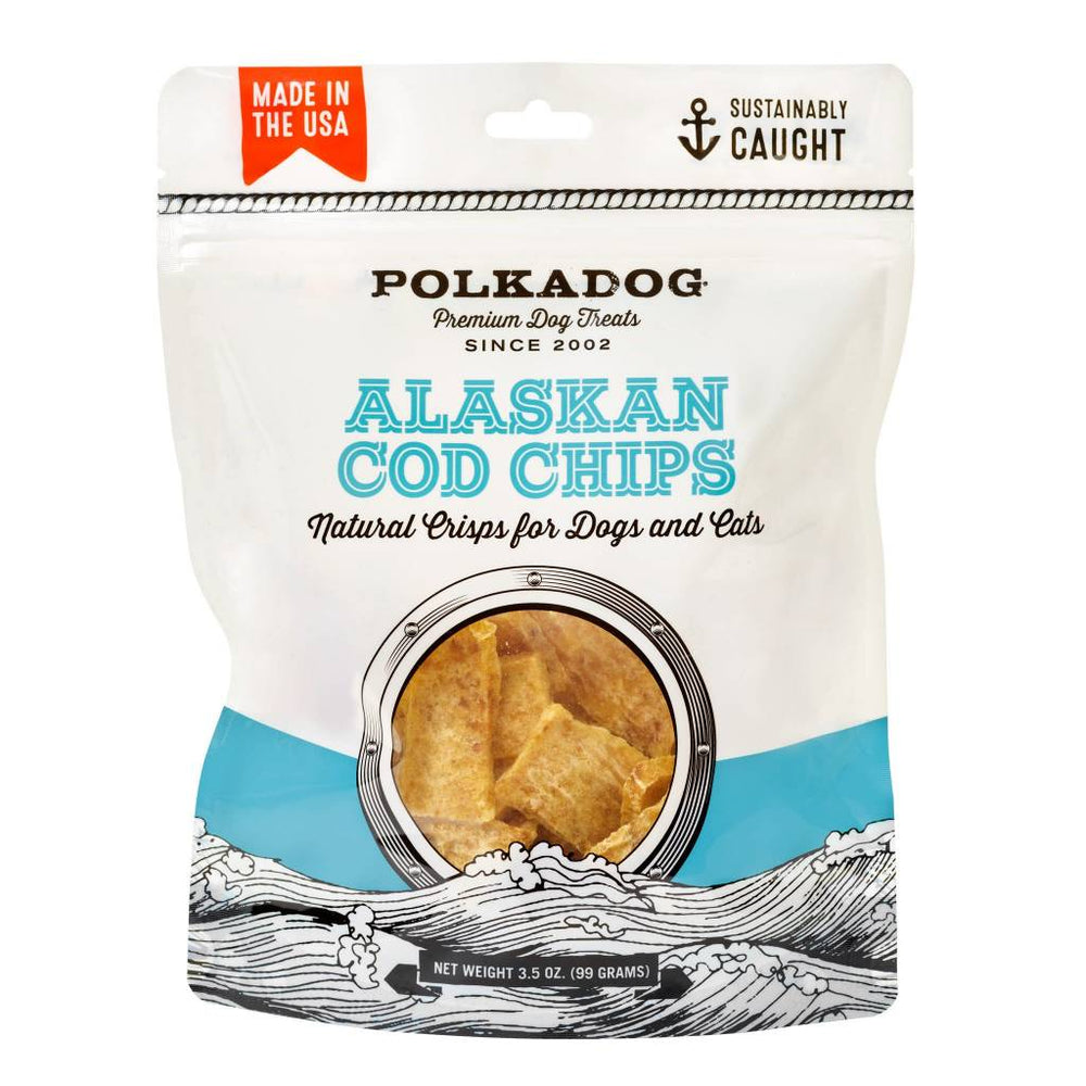 POLKA DOG Cod Chips 3.5 oz