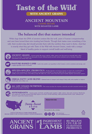 TASTE OF THE WILD Ancient Mountain Dry Dog Food