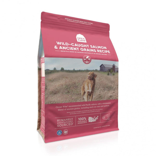 OPEN FARM Ancient Grains Wild Salmon Dry Dog Food