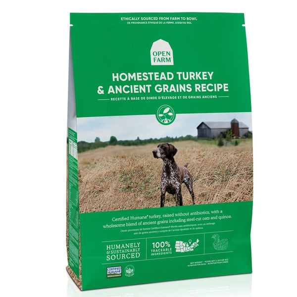 OPEN FARM Ancient Grains Homestead Turkey Dry Dog Food