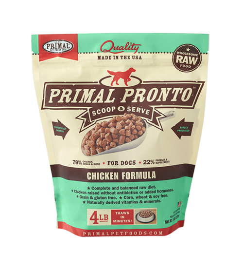 PRIMAL Pronto Raw Frozen Canine Chicken Formula