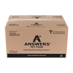 ANSWERS Frozen Raw Mighty Dog Food Pork 40 LB. Bulk
