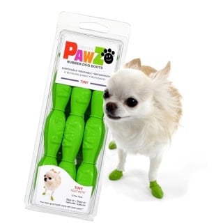 PAWZ Waterproof Rubber Dog Boots Classic Colors