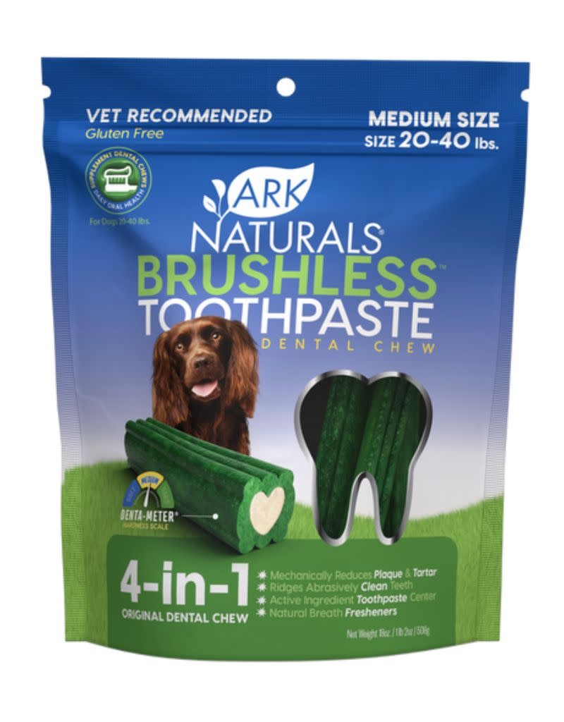 ARK NATURALS Breathless Brushless Medium 20-40 lb Dog 18oz