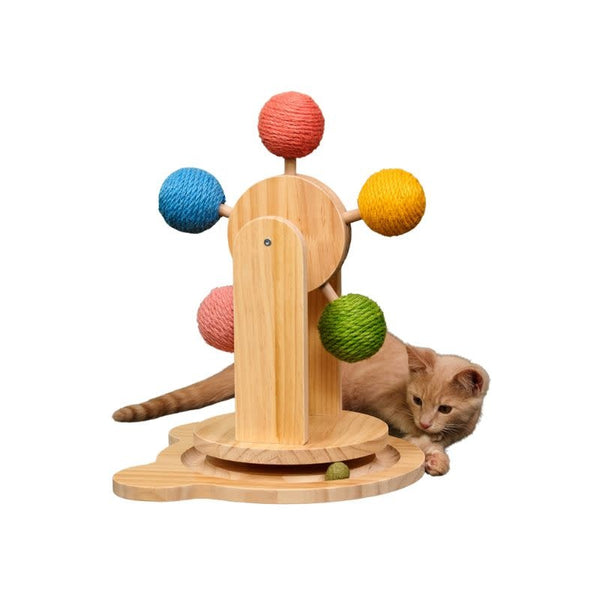 ARMARKAT Pinewood Ferris Wheel Cat Toy