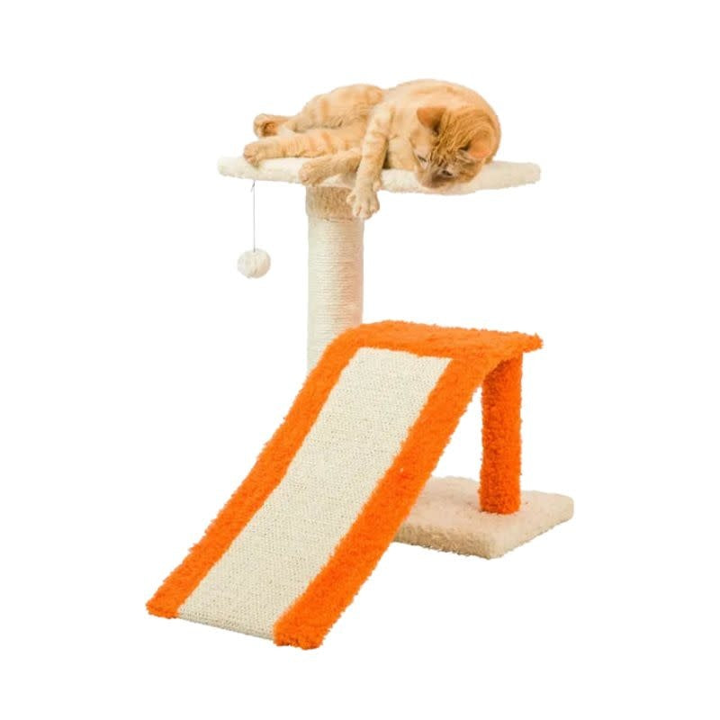 ARMARKAT Two Level Platform Scratcher with Sisal Carpet Ramp