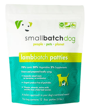SMALL BATCH Frozen Dog Food Lamb