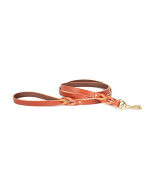 Lake Country Basic Braided Leather Lead Tan 3/4 x 5'
