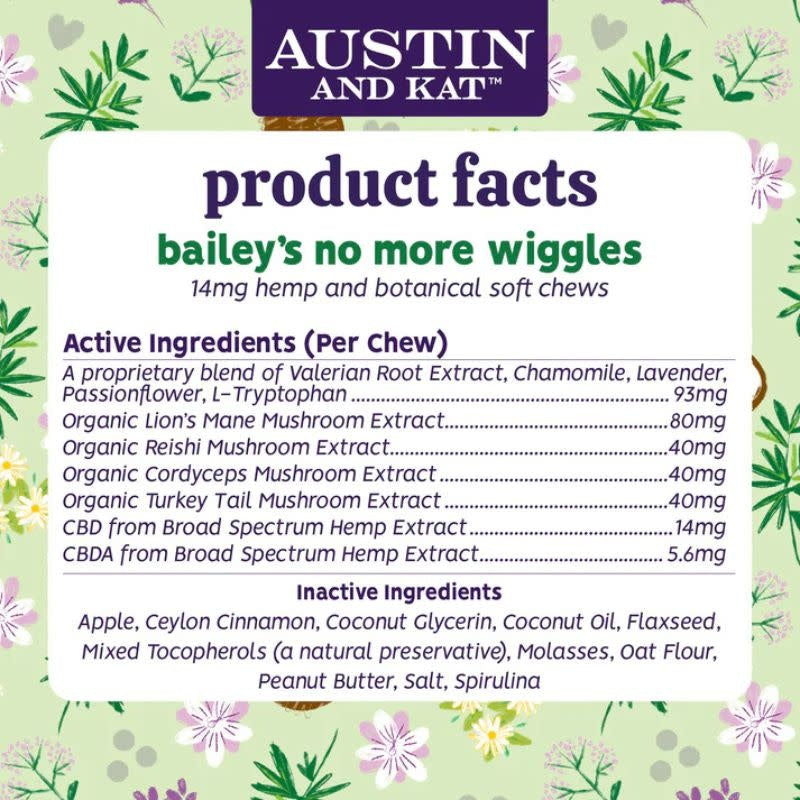 AUSTIN & KAT Bailey's No More Wiggles Chew 14mg 10PK