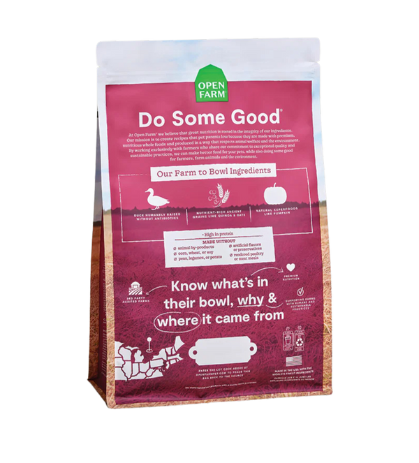 OPEN FARM Farmstead Duck with Ancient Grains Dry Dog Food