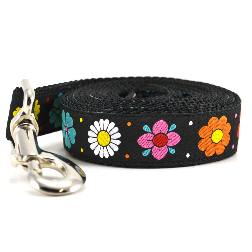 SIX POINT PET Daisy Chain Leash Black