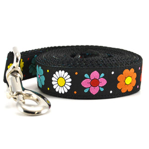SIX POINT PET Daisy Chain Leash Black