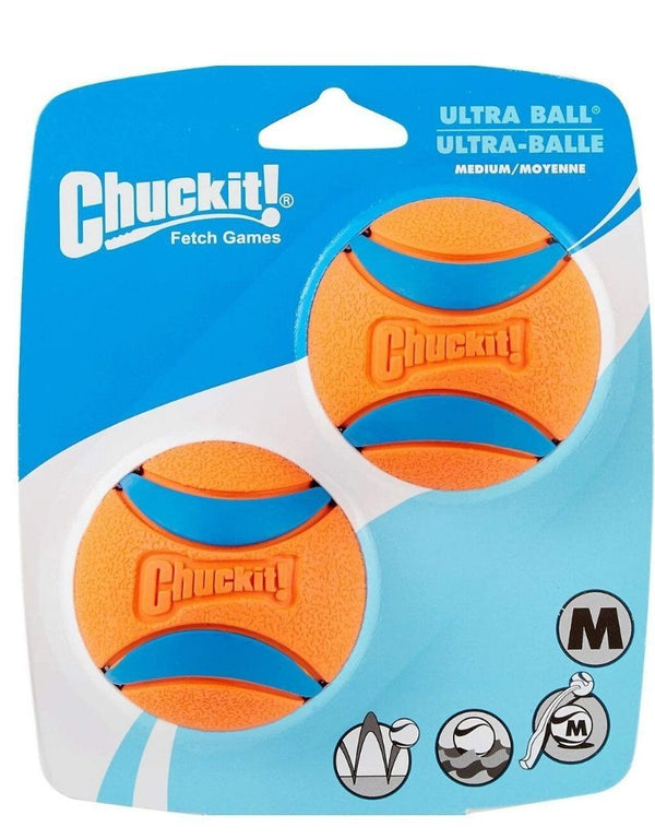 CHUCKIT Ultra Ball Medium 2ct