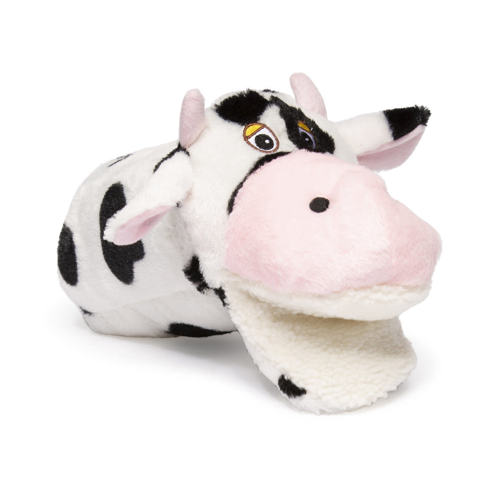 BARKOLOGY Hand Puppet Dog Toy Connie the Cow