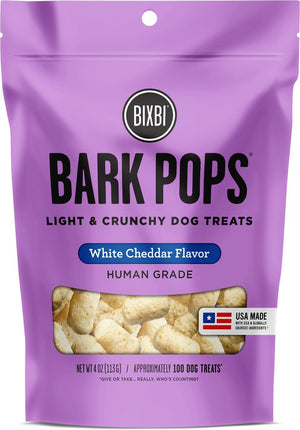 BIXBI Bark Pops White Cheddar Dog Treats 4 oz.