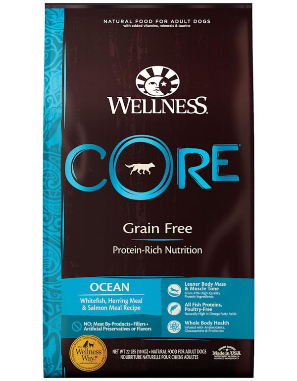 WELLNESS Core Grain-Free Dry Dog Food Ocean