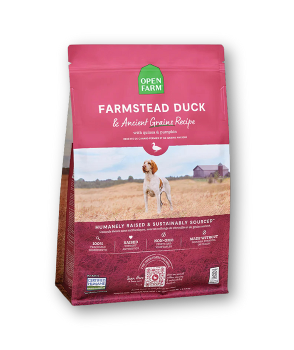 OPEN FARM Farmstead Duck with Ancient Grains Dry Dog Food
