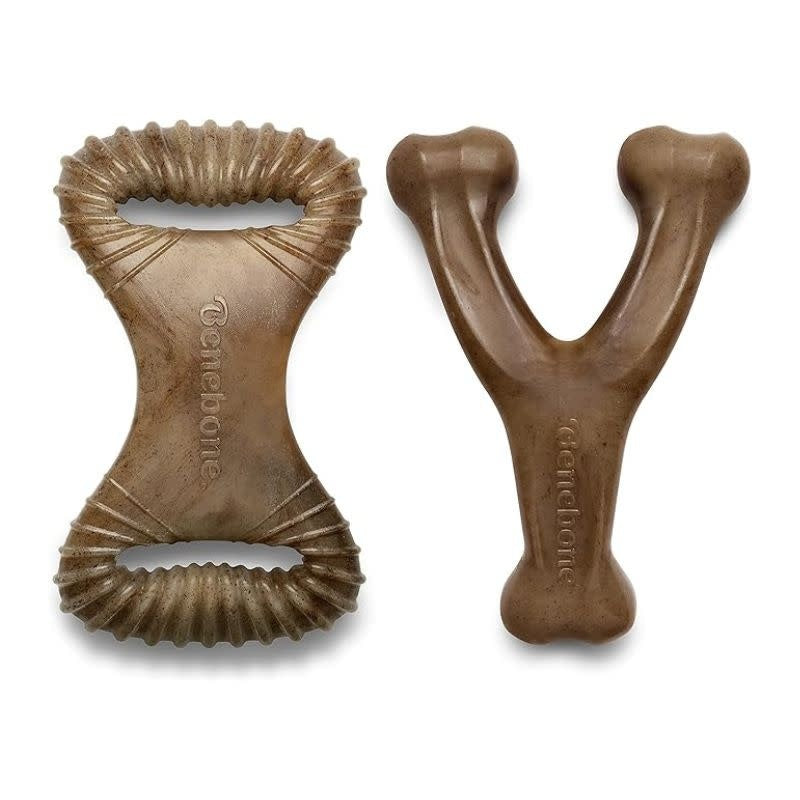 BENEBONE Medium Bacon 2 Pack Wishbone & Dental