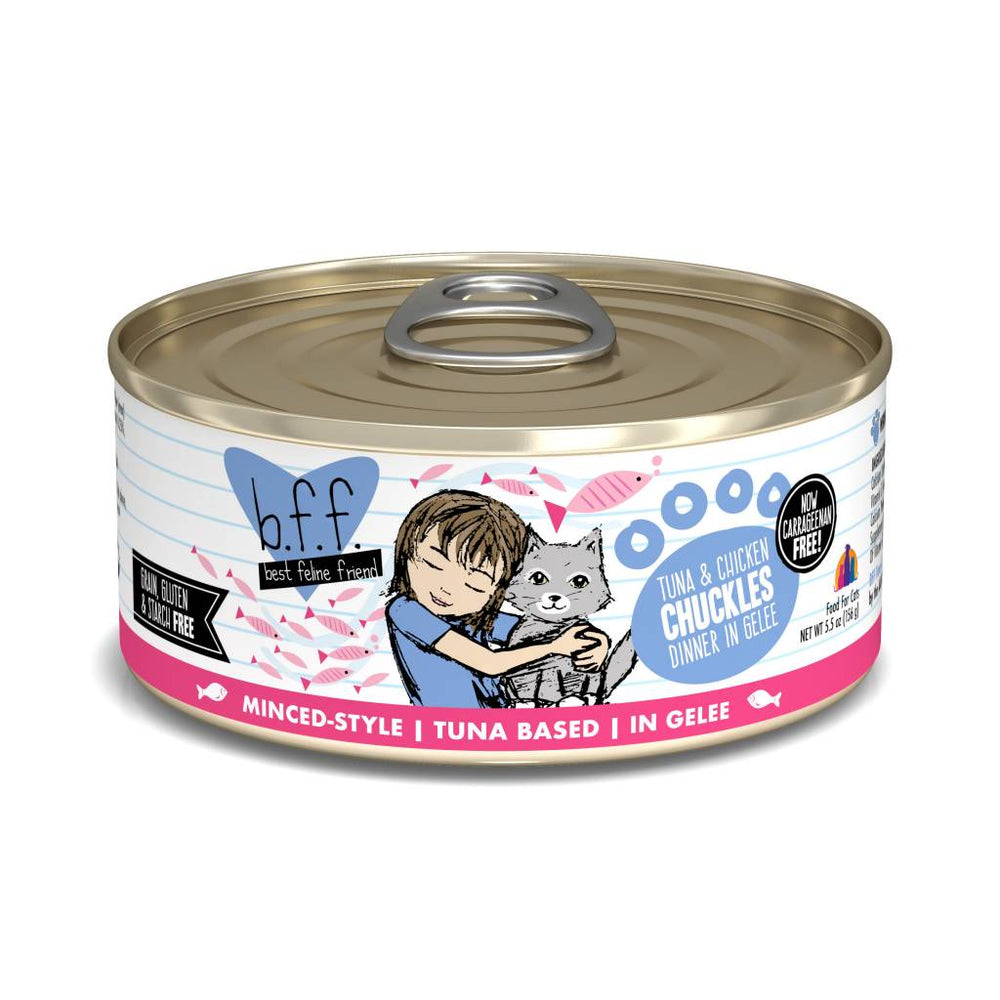 BFF Tuna & Chicken Chuckles Canned Cat Food Case