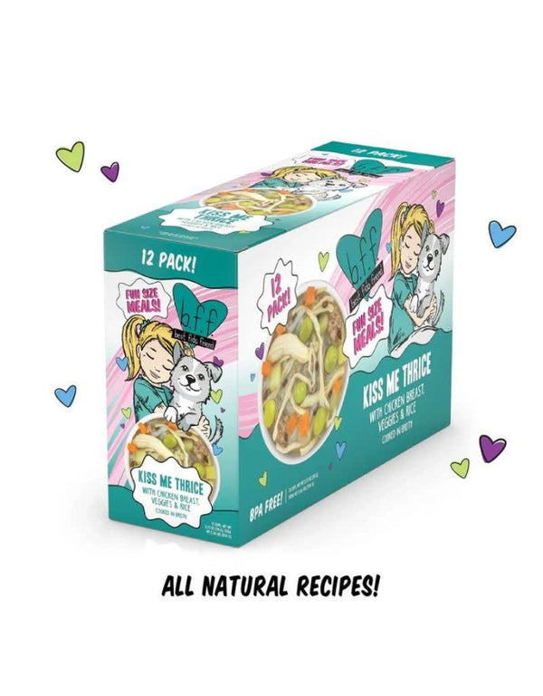 BFF Dog Kiss me Thrice 2.7OZ Case/12