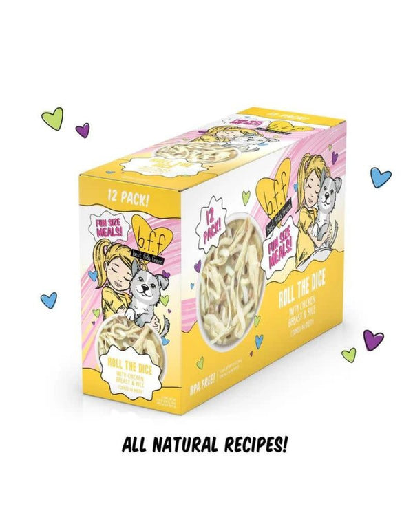 WERUVA BFF Roll The Dice Dog Cups 2.7OZ Case/12