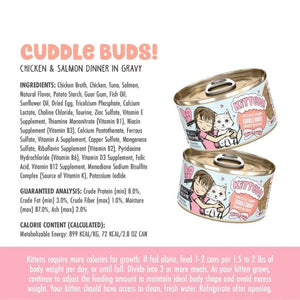 BFF Kitten Cuddle Buds Dinner in Gravy 2.8OZ Case/12